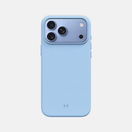 Чехол Magssory для iPhone 18 Pro Max Blue, экокожа