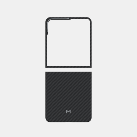 Чехол Magssory для Samsung Galaxy Z Flip8, кевлар, с магнитами, Black
