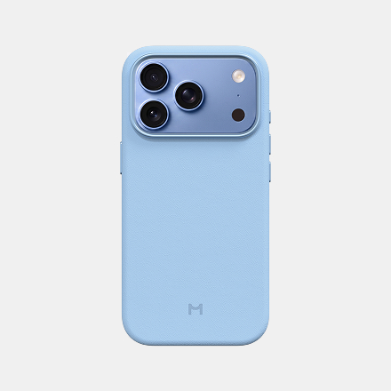 Чехол Magssory для iPhone 18 Pro Blue, экокожа