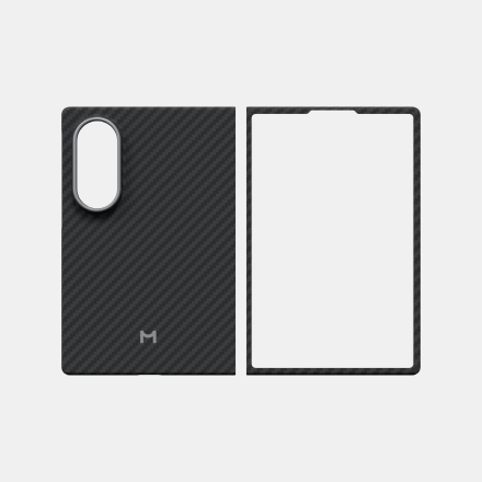 Чехол Magssory для Samsung Galaxy Z Fold 8 Wide, кевлар, с магнитами  , Black