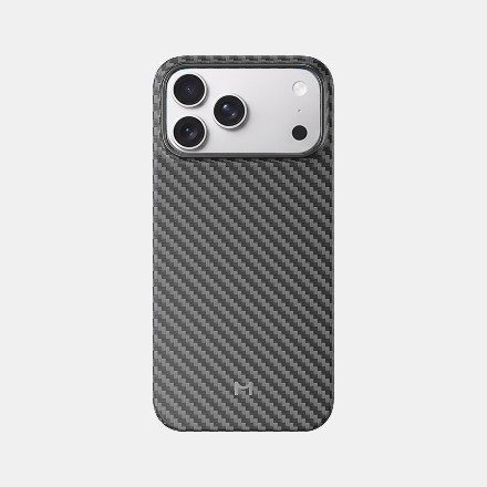 Magssory Aramid Frame Case for iPhone 18 Pro, MagSafe Compatible Black