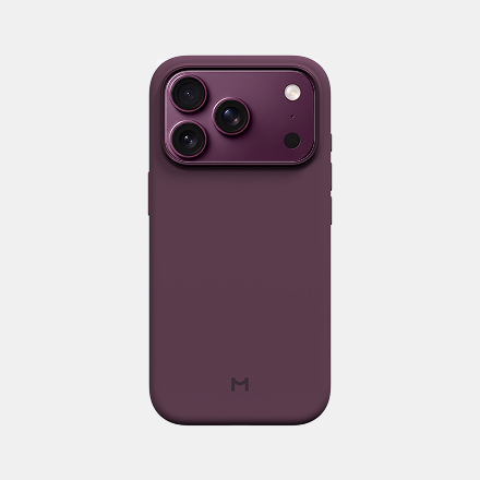Чехол Magssory для iPhone 18 Pro, силикон, Burgundy