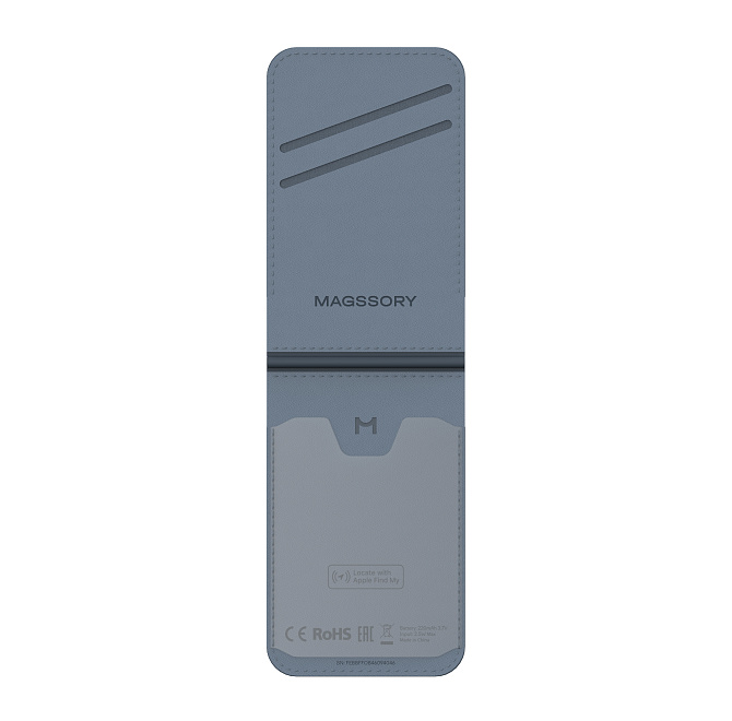 Кошелек-кардхолдер Magssory Geotag Magnetic Cobalt