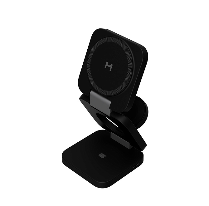 Беспроводное зарядное устройство Magssory Flex 3 в 1 Black