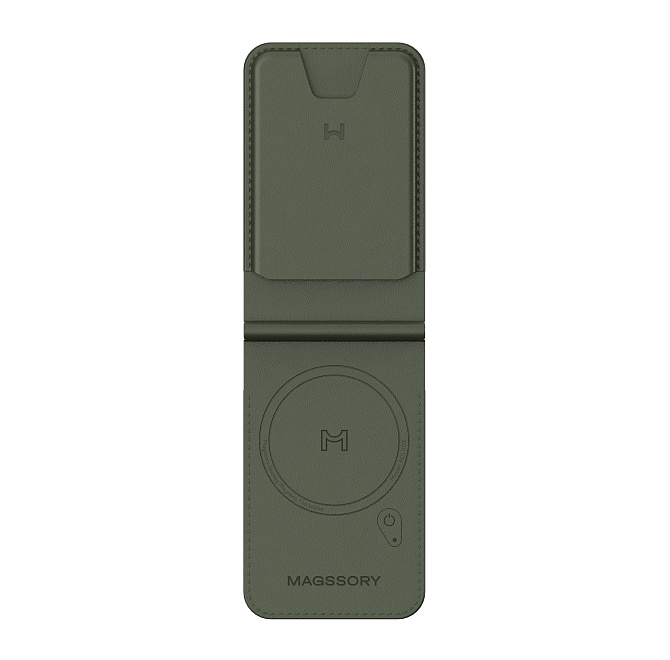 Кошелек-кардхолдер Magssory Geotag Magnetic Khaki