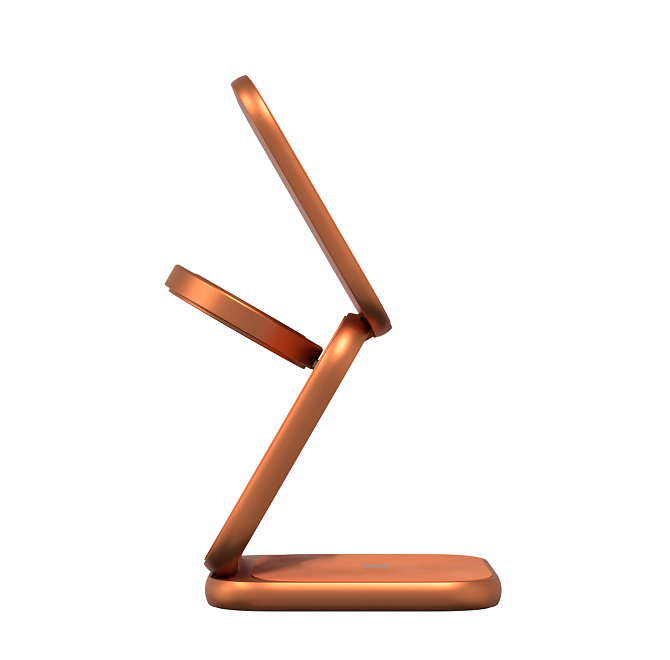 Складное беспроводное зарядное устройство 3 в 1 Magssory Fold Ultra для Apple Orange
