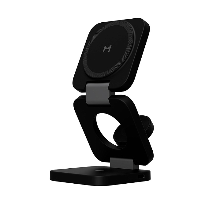 Беспроводное зарядное устройство Magssory Flex 3 в 1 Black