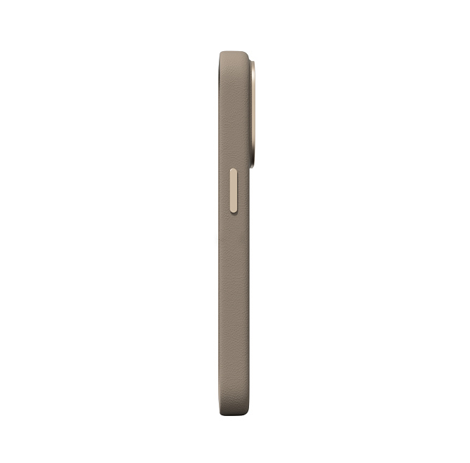 Чехол для iPhone 15 Pro Eco Leather Case Latte