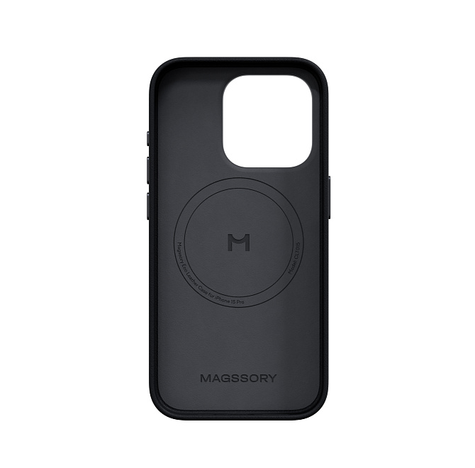 Чехол для iPhone 15 Pro Eco Leather Case Midnight