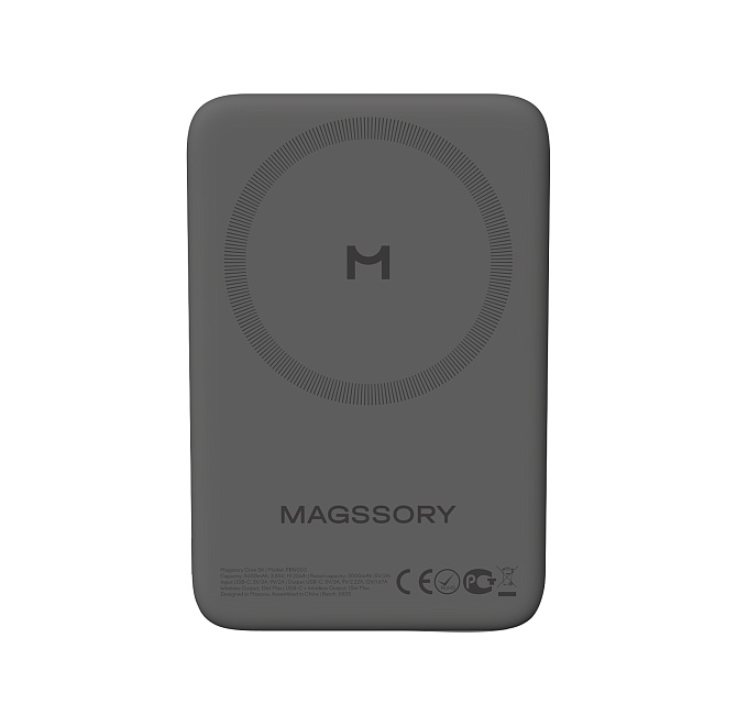 Беспроводной внешний аккумулятор Magssory Core 5000 мАч Midnight
