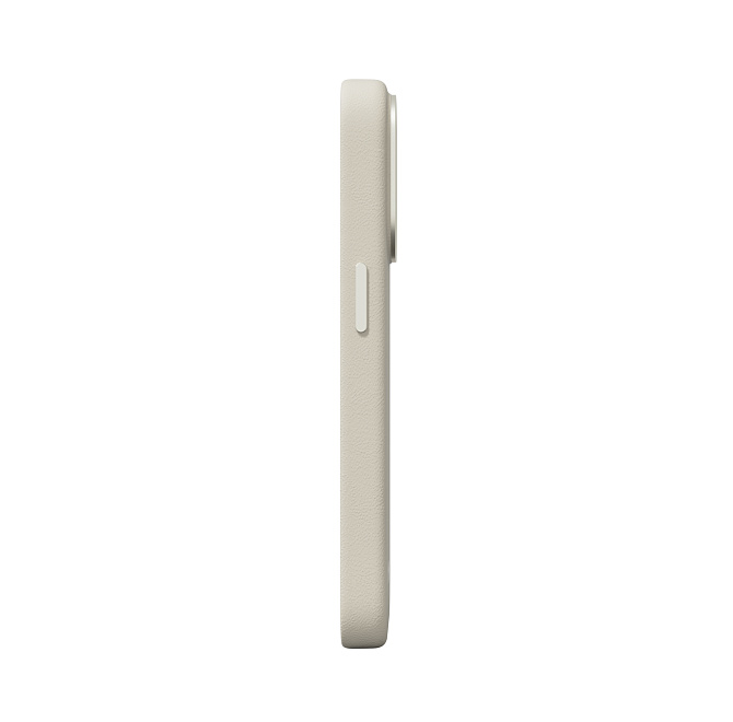 Чехол для iPhone 15 Pro Eco Leather Case Ivory