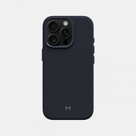 Чехол для iPhone 16 Pro Max Eco Leather Case Blue