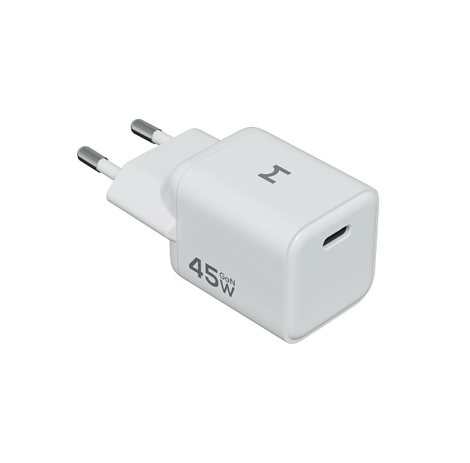 Компактное сетевое зарядное устройство Magssory Nano 45W GaN White