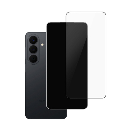 Стекло защитное 2.5D для Samsung S26, антибликовое (AR), с аппликатором для установки
