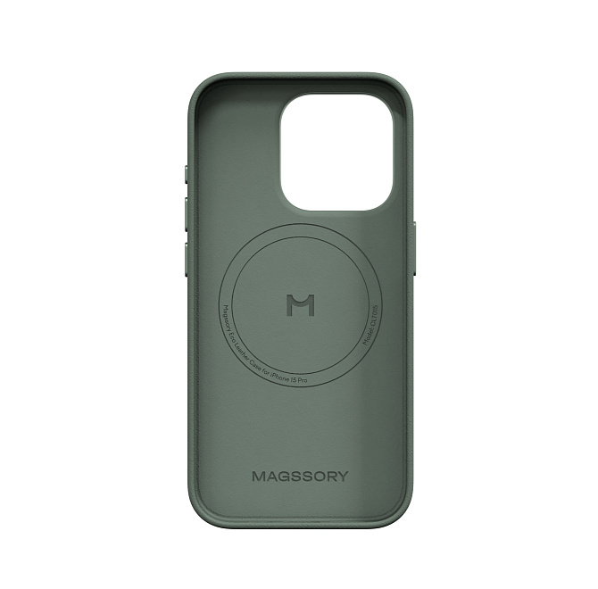 Чехол для iPhone 15 Pro Eco Leather Case Khaki