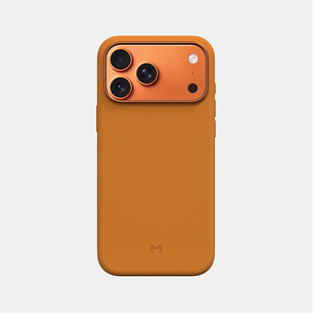 Чехол Magssory для iPhone 17 Pro Max, силикон, Orange