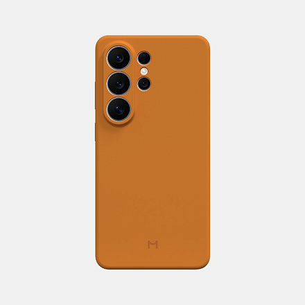 Чехол Magssory для Samsung Galaxy S26 Ultra, силикон, с магнитами, совместимый с MagSafe Orange