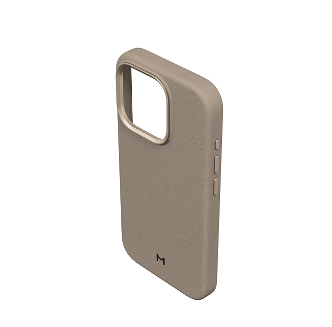 Чехол для iPhone 15 Pro Eco Leather Case Latte