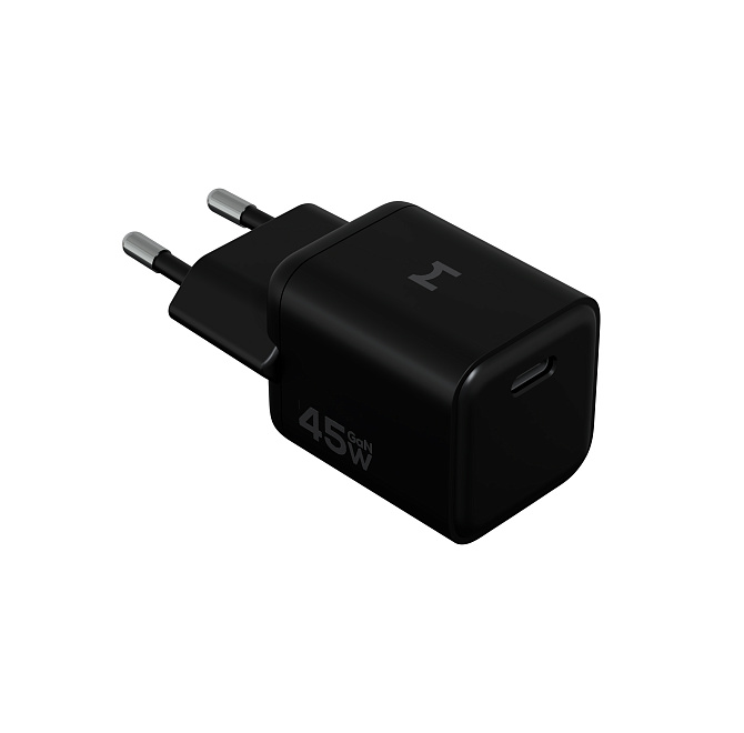 Компактное сетевое зарядное устройство Magssory Nano 45W GaN Black