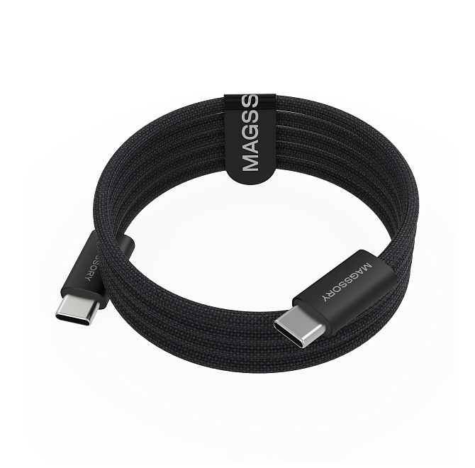 Кабель Magssory Line C 60W USB-C, 1,5 м Black