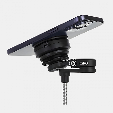 GR-MT13-М8 — Держатель для телефона на руль с вибродемпфером и креплением в траверсу руля мотоцикла PRO (под болт М8)