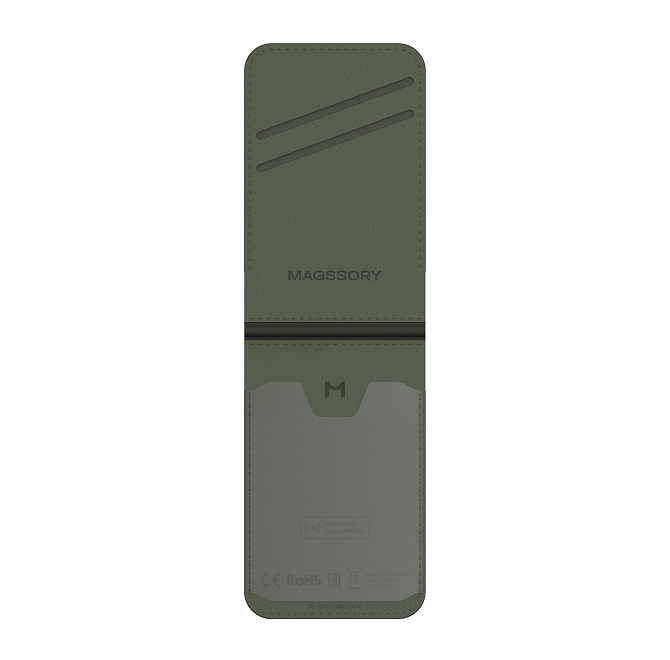 Кошелек-кардхолдер Magssory Geotag Magnetic Khaki