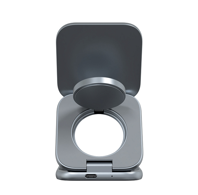 Складное беспроводное зарядное устройство 3 в 1 Magssory Fold Ultra для Apple Midnight