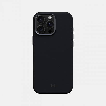 Чехол для iPhone 16 Pro Eco Leather Case Midnight