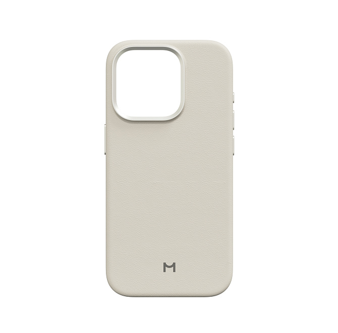 Чехол для iPhone 15 Pro Eco Leather Case Ivory