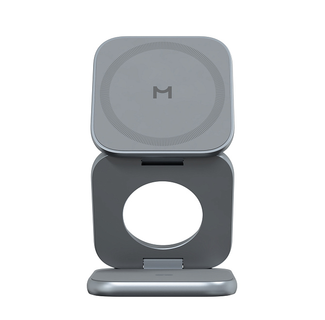 Складное беспроводное зарядное устройство 3 в 1 Magssory Fold Ultra для Apple Midnight
