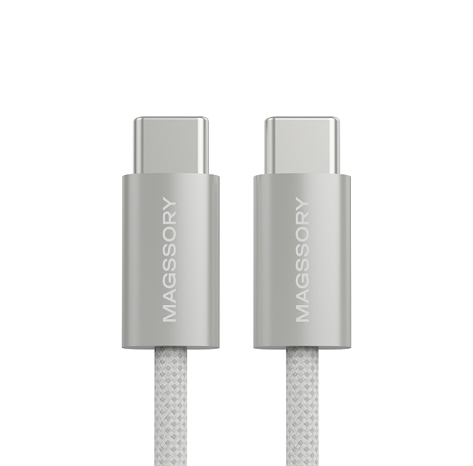 Кабель Magssory Line C 60W USB-C, 1,5 м White