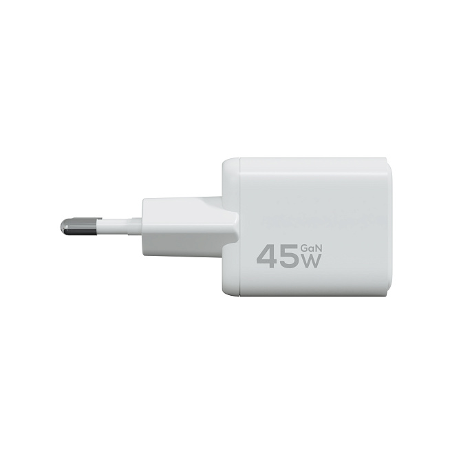Компактное сетевое зарядное устройство Magssory Nano 45W GaN White