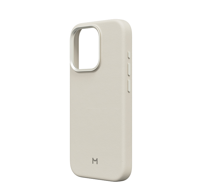 Чехол для iPhone 15 Pro Eco Leather Case Ivory