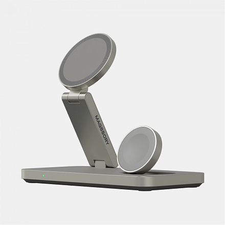 Зарядная станция 3 в 1 Magssory Yoga для Samsung Qi2 Titan