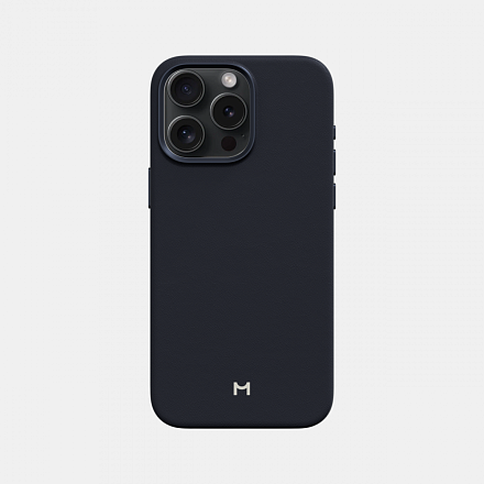Чехол для iPhone 15 Pro Eco Leather Case Blue