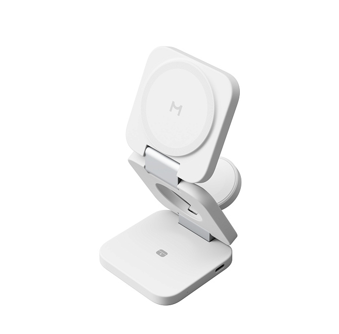Беспроводное зарядное устройство Magssory Flex 3 в 1 White