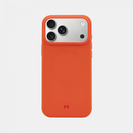 Чехол Magssory для iPhone 17 Pro Max, силикон, Orange