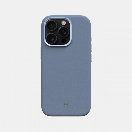 Чехол для iPhone 16 Pro Max Eco Leather Case Cobalt